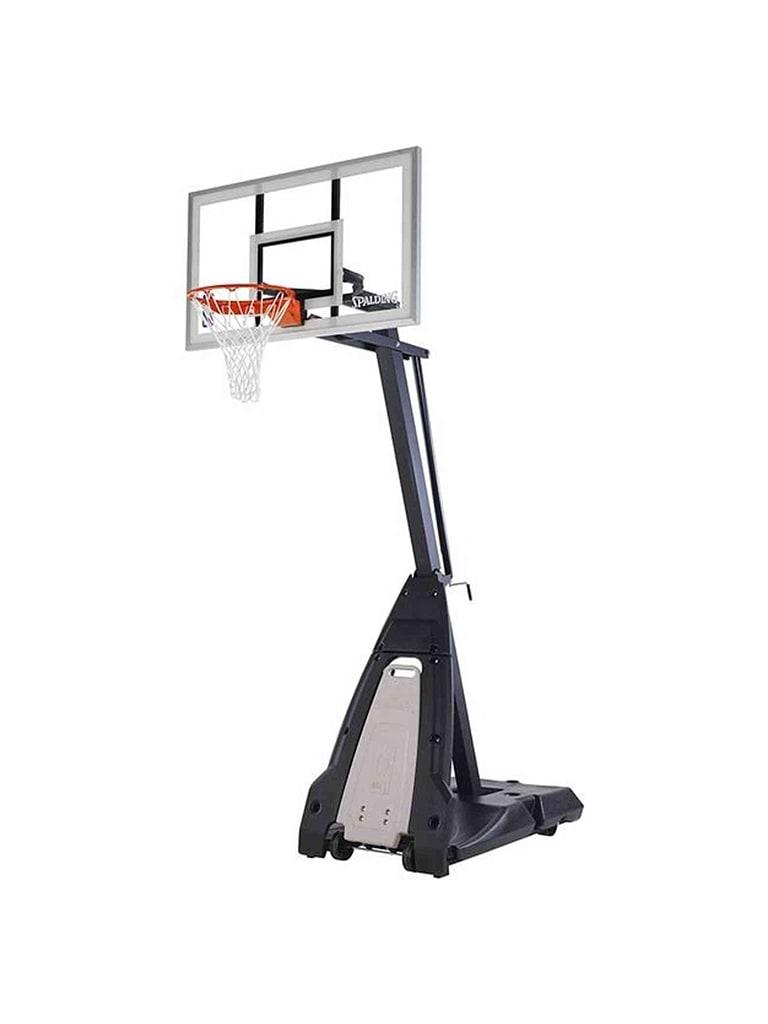 حامل قفص السلة المتنقل مع لوحة من الزجاج المقسى سبالدينج  Spalding The Beast Jr. Portable Basketball Hoop Pack of 2