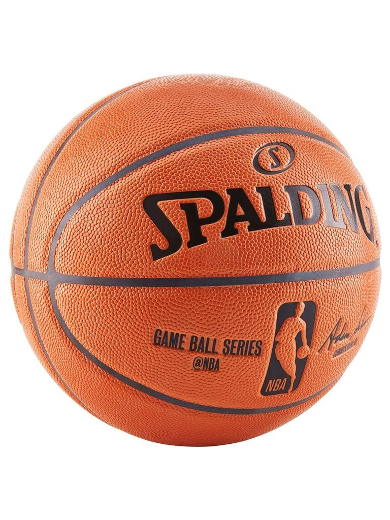 Spalding Game Ball Series Composite Indoor - Outdoor Basketball Size Size 7Color Orange