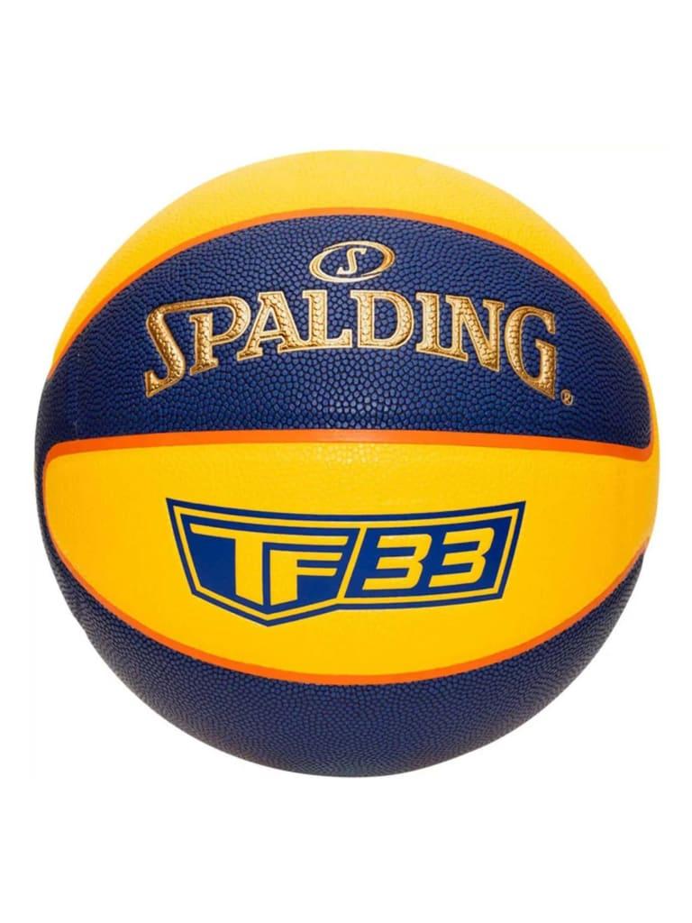 كرة باسكت قياس 6 سبالدينج أصفر وكحلي  Spalding Gold Composite BasketBall Size 6