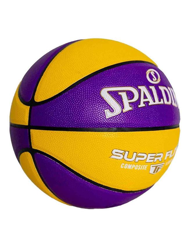 Spalding TF SUPER FLIT PRPL YLW SZ7 CMPST BASKET BALL - SW1hZ2U6MTUxNDcxNA==