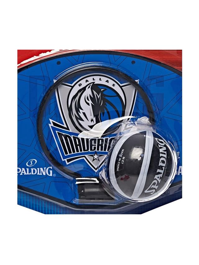 لعبة باسكت بول صغيرة للاطفال مع كرة صغيرة  سبالدينج  Spalding Kids NBA Team Nets Micro Mini Backboard Set - SW1hZ2U6MTUxNzEyNA==