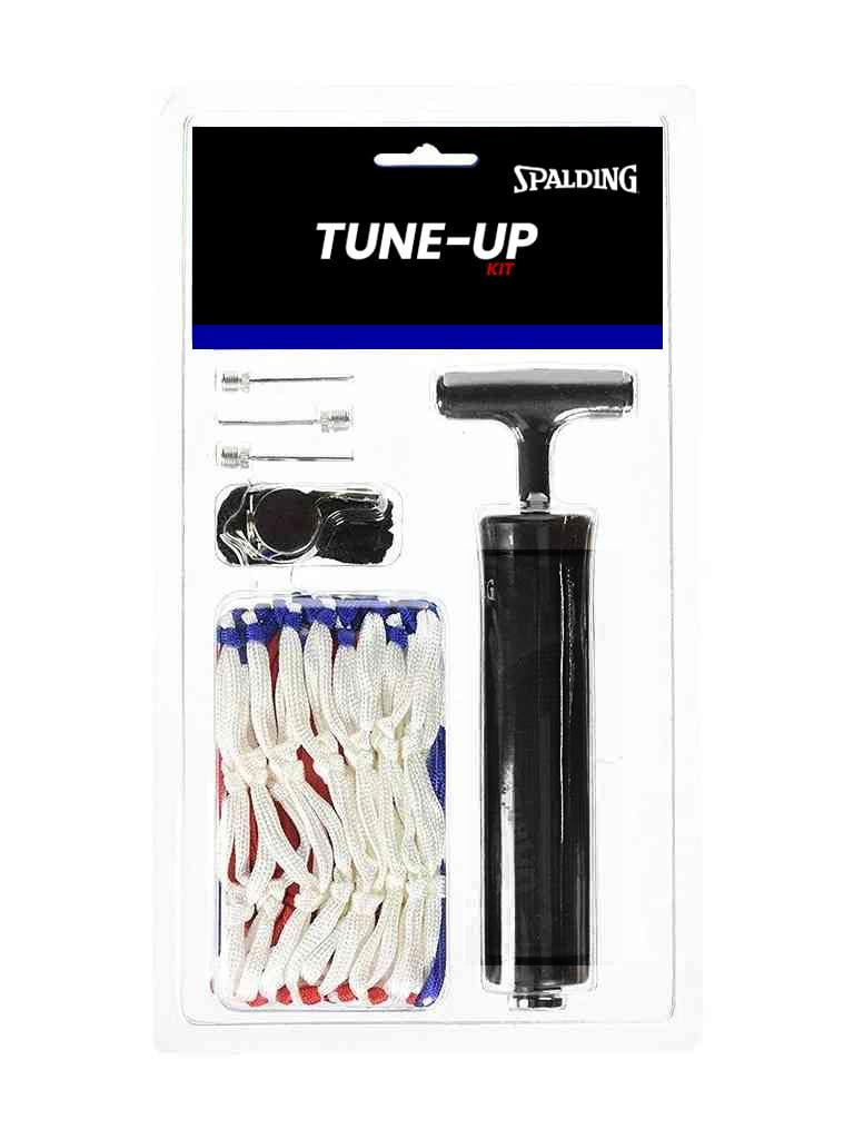 منفاخ هواء يدوي مع صافرة حكم وشبكة سلة سبالدينج  Spalding Tune Up Kit