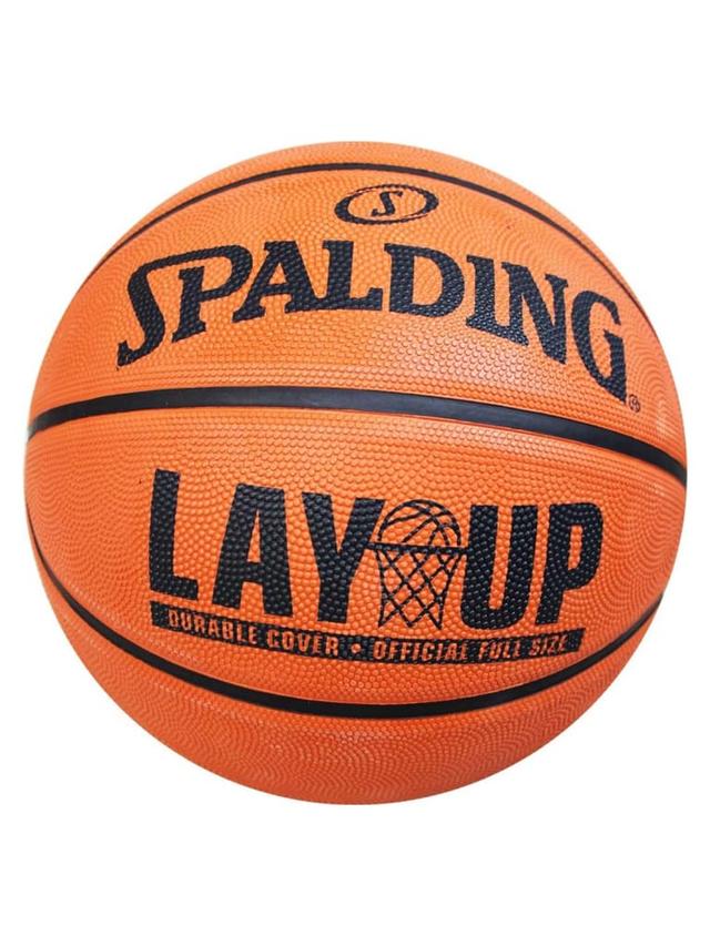 كرة سلة للاطفال قياس 7 سبالدينج برتقالي وأسود  Spalding Lay Up Basket Ball Size 7 - SW1hZ2U6MTUxNzQ3Mg==