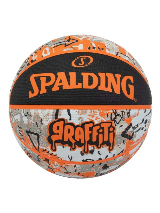 كرة سلة قياس 7 مع غطاء مقاوم للتآكل سبالدينج برتقالي وأسود مع رسومات Spalding Graffiti Basketball Size 7 - SW1hZ2U6MTUxNjcxOQ==