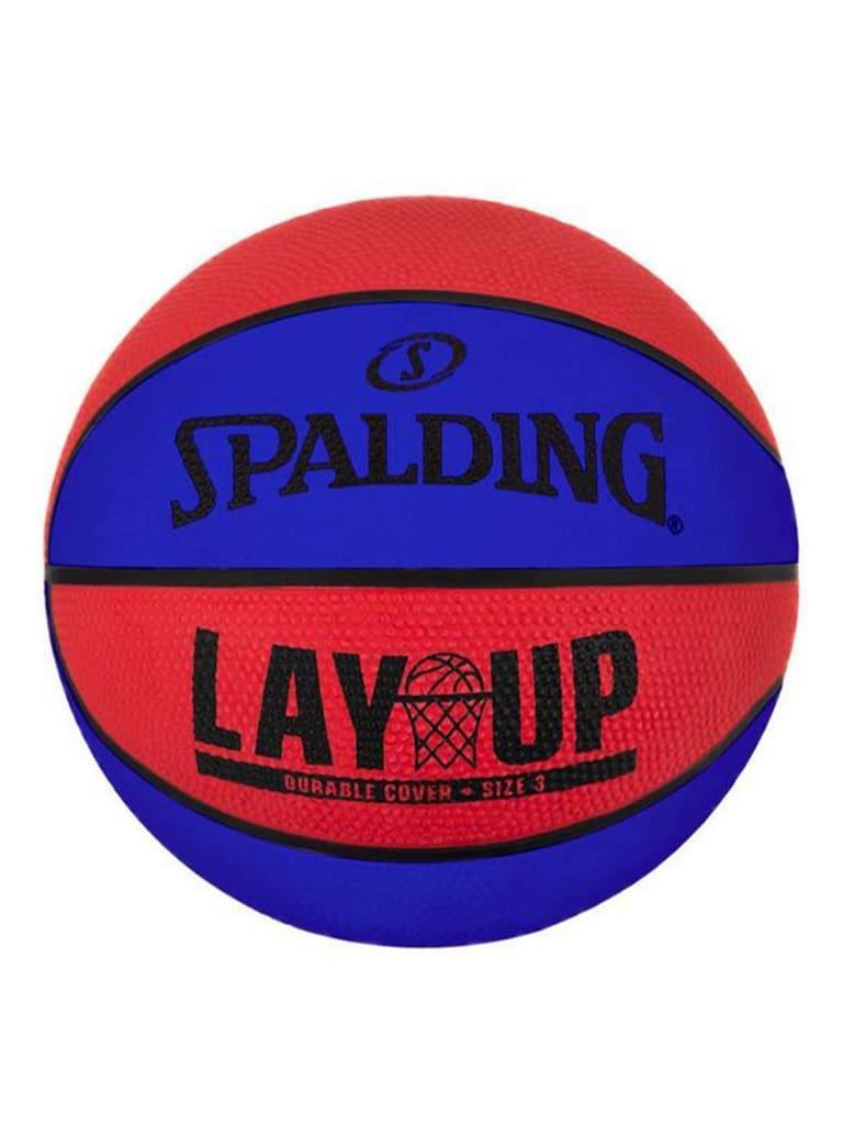كرة باسكت قياس 7 سبالدينج أزرق وأحمر Spalding Layup Rubber Basketball Size 7