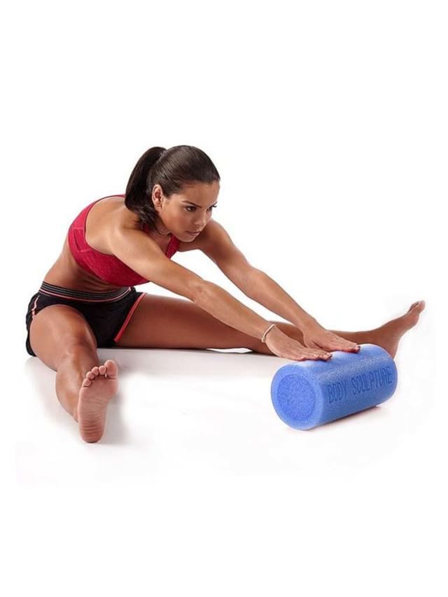 Body Sculpture Unisex Full Round Foam Roller - Blue | 12 inch - SW1hZ2U6MTUxNzQ1Mw==