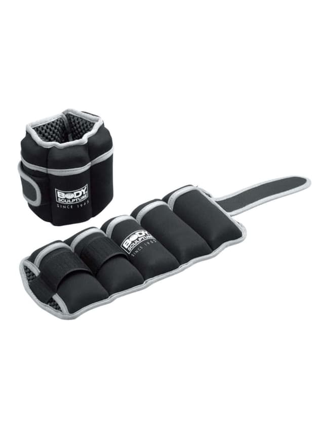 اوزان الكاحل والمعصم 1.5 كجم قابلة للتعديل بودي سكلبتشر Body Sculpture Adjustable Soft Wrist Weights