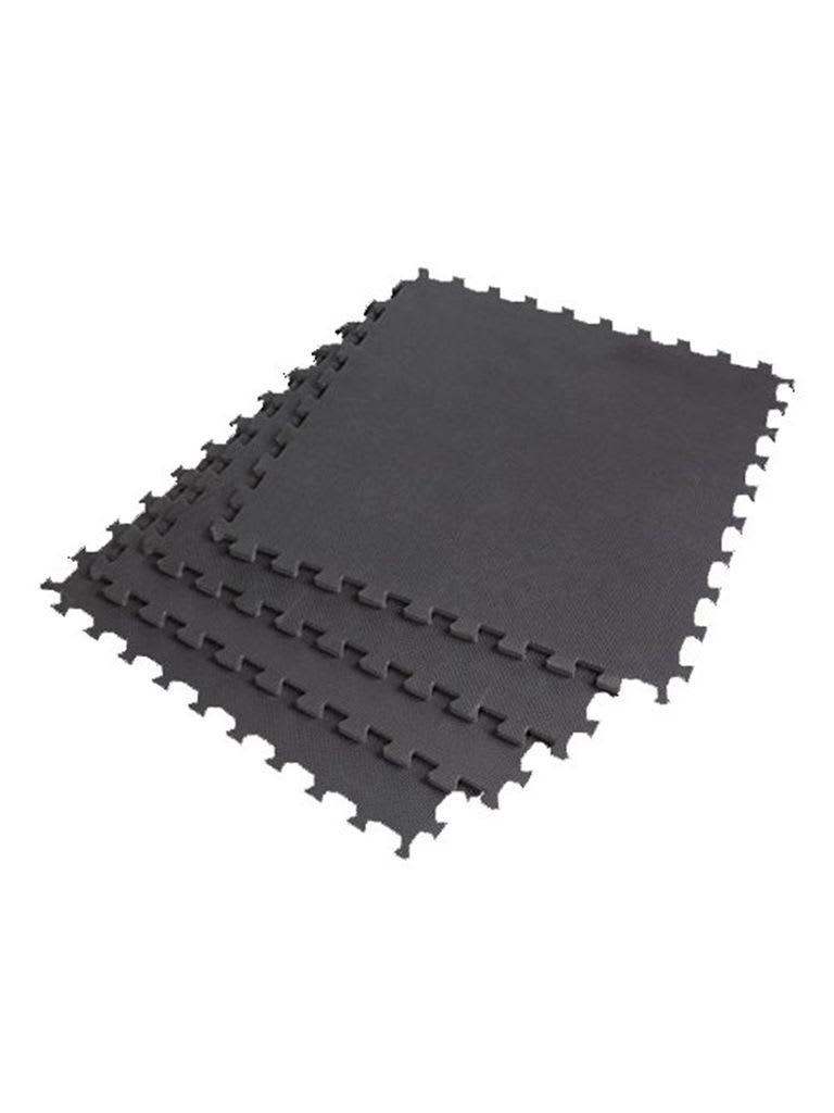 Body Sculpture Interlocking Mat 60 x 60cm x 12mm Black, 4-Piece