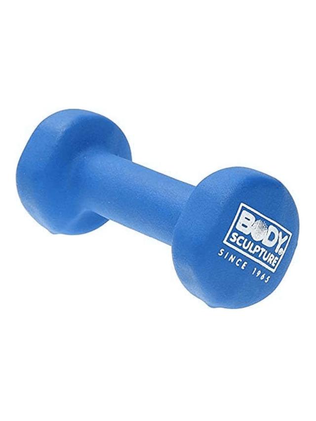اثقال حديد دمبل 2 كيلو غرام عدد 1 بودي سكلبتشر أزرق Body Sculpture Neoprene Dumbbell Weight