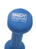 اثقال حديد دمبل 2 كيلو غرام عدد 1 بودي سكلبتشر أزرق Body Sculpture Neoprene Dumbbell Weight