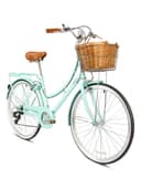 دراجة هوائية مع سلة مقاس متوسط ومقاس الإطار 700c بلون أخضر صحراوي سبارتان Spartan 700c Platinum City Bike