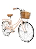 دراجة هوائية بحجم صغير وعجلة بمقاس 26 إنش باللون الخوخي سبارتان Spartan Platinum City Bike