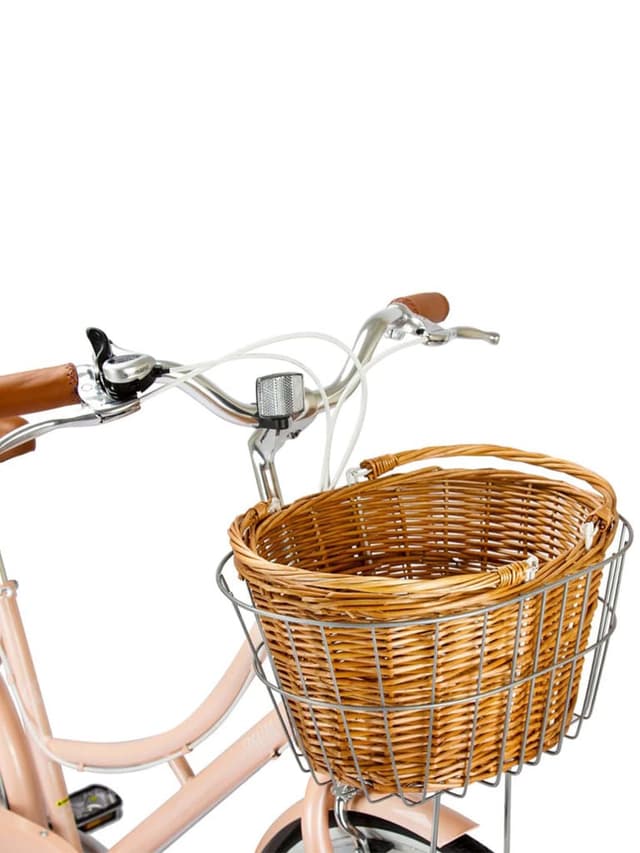 دراجة هوائية بحجم صغير وعجلة بمقاس 26 إنش باللون الخوخي سبارتان Spartan Platinum City Bike