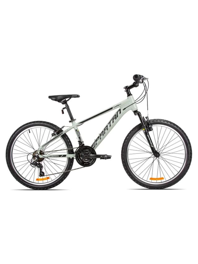 سيكل رياضي مقاس 24 انش بسرعات متغيرة لون رمادي رملي سبارتان Spartan 24 inch Calibre MTB Alloy Bicycle