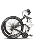 Spartan 26 inch Alpha Dual Sus Folding Bike Color White
