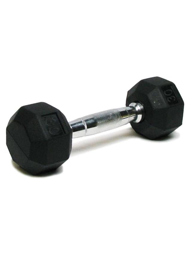 دامبل مطاطي 13.6 كيلو غرام اس بي ار اي SPRI Deluxe Rubber Dumbbells Weight 30 LB - SW1hZ2U6MTUzODk3Ng==