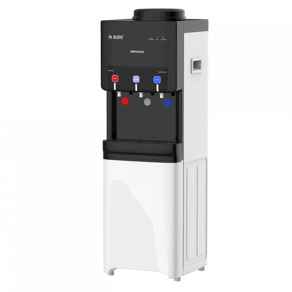 مبرد مياه لمس ثلاث حنفيات تحميل علوي شور SURE 3TAP AIR TOUCH TOP LOADING WATER DISPENSER