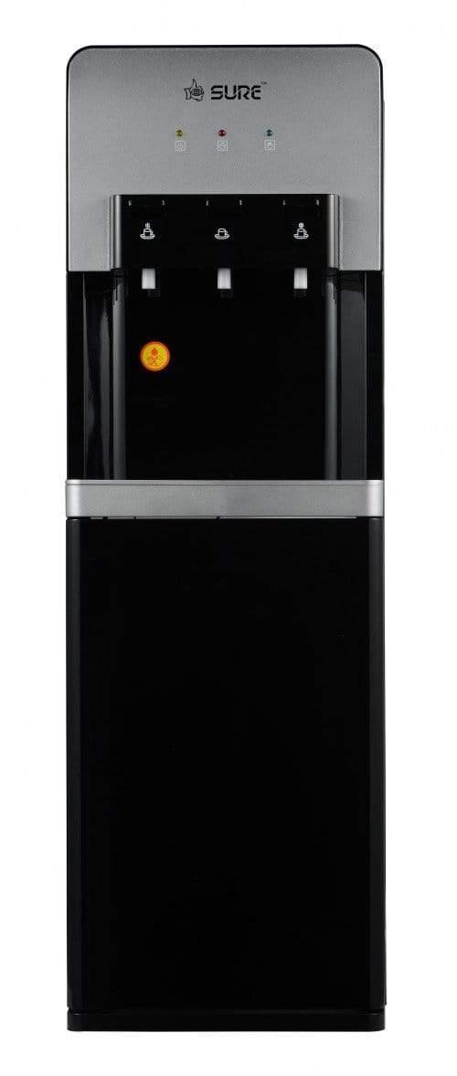 SURE BLACK TOP LOADING WATER DISPENSER (HOT COLD AND NORMAL) - SURESF1980BP