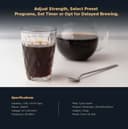 الة قهوة مقطرة ليبريسو 1.5 لتر 900 واط LePresso Drip Coffee Maker with Smart Functions