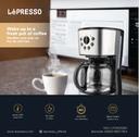 LePresso Drip Coffee Maker with Smart Functions 1.5L 900W (LPCMDGBK) - Black - SW1hZ2U6MTQ4NjUyNA==