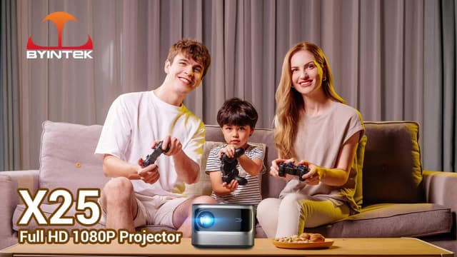 بروجكتر منزلي باينتك سكاي اكس 25 ذكي 1080 بكسل Byintek Sky X25 Full HD Projector