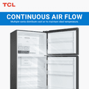 ثلاجة دولابي بابين 700 لتر فضي تي سي ال TCL 700 Litre Top Mount Refrigerator Inox P700TMN - SW1hZ2U6MTU1NTE2Ng==