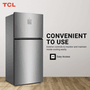 ثلاجة دولابي بابين 700 لتر فضي تي سي ال TCL 700 Litre Top Mount Refrigerator Inox P700TMN - SW1hZ2U6MTU1NTE2OA==