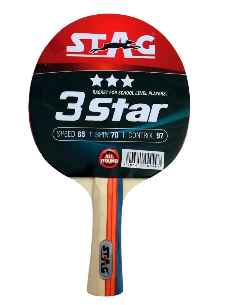 Stag 3 Star Table Tennis Racket