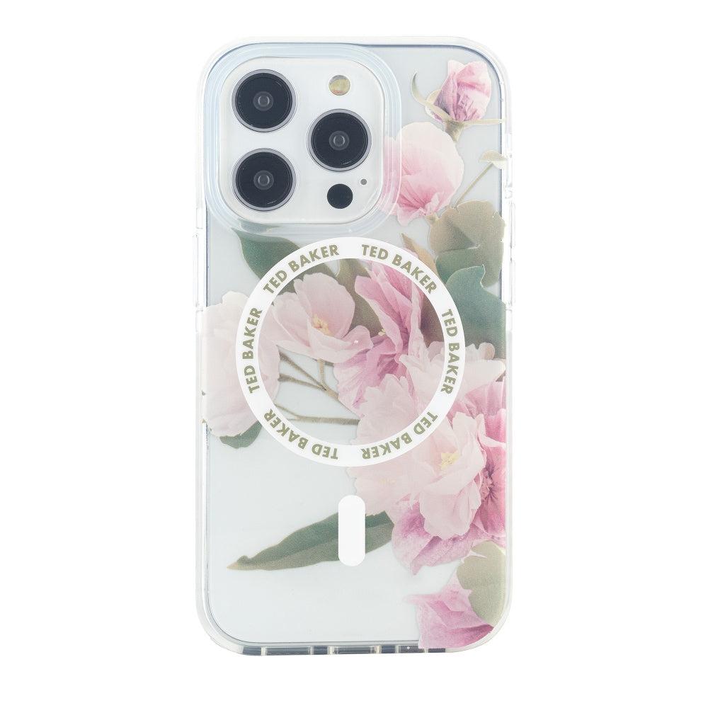 Ted Baker iPhone 15 Pro Antishock/ Magsafe Flower Placement