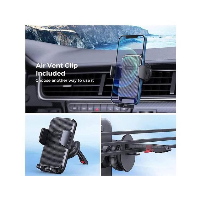 Tronwin 3 in 1 Dashboard Windshield Car Phone Holder with Flexible Long Arm Free - Blac - SW1hZ2U6MTYxMTY2OA==