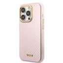 Tumi Aluminum Carbon Pattern Hard Case for iPhone 14 Pro Max - Light Pink - SW1hZ2U6MTYxMTU4Mg==