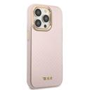 Tumi Aluminum Carbon Pattern Hard Case for iPhone 14 Pro Max - Light Pink - SW1hZ2U6MTYxMTU4NA==