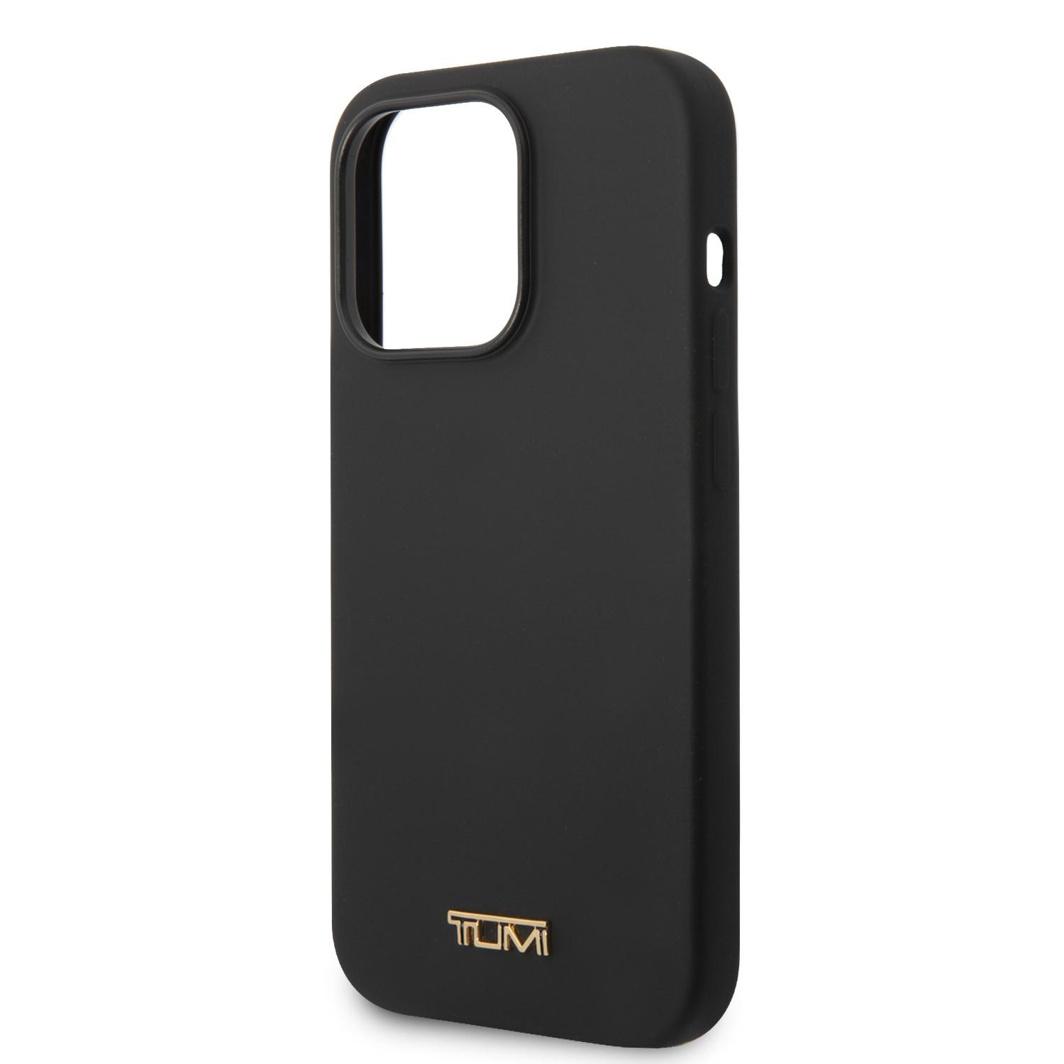 Tumi Women Liquid Silicone Hard Case for iPhone 14 Pro - Black