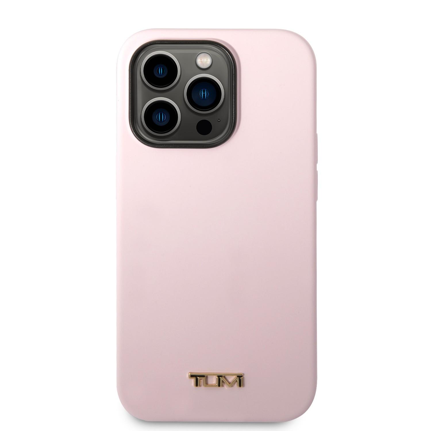 Tumi Women Liquid Silicone Hard Case for iPhone 14 Pro - Lilac