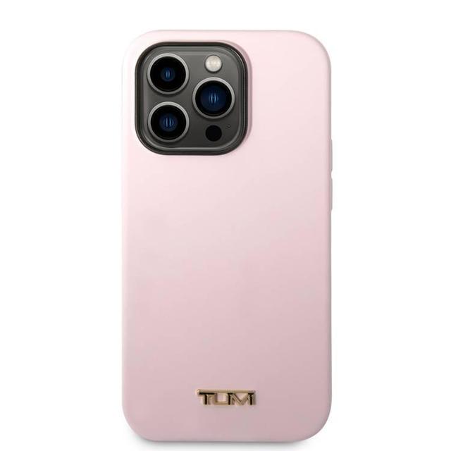 جراب ايفون 14 برو ماكس من السيليكون بلون أرجواني من تومي Tumi Women Liquid Silicone Hard Case for iPhone 14 Pro Max - SW1hZ2U6MTYxMTQ2Mg==