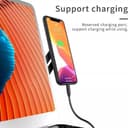 O Ozone Laptop Extension Phone Holder, Premium Aluminum Adjustable Laptop Side Mount Magnetic Clip Holder, Computer Monitor Expansion Bracket, Slim Portable Foldable Smartphone Stand- Silver