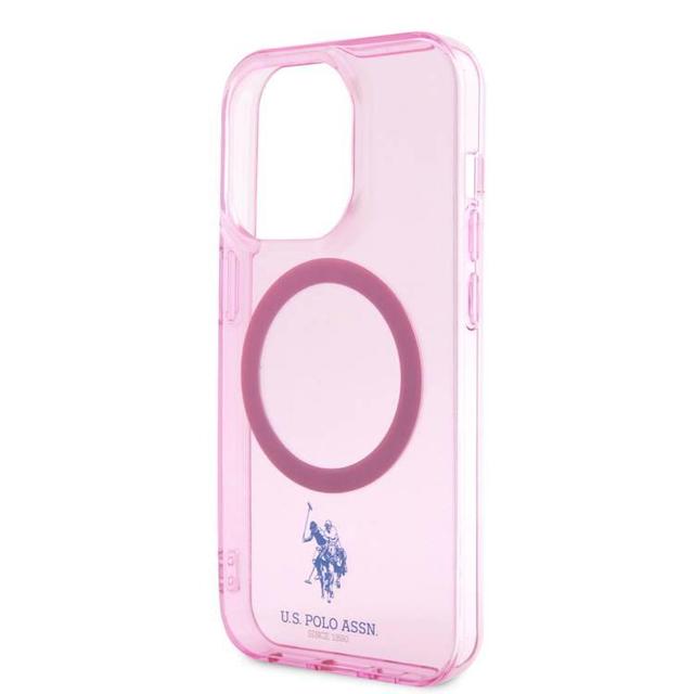 U.S.Polo Assn. Magsafe DH Hard Case for iPhone 14 Pro Max (6.7") - Pink - SW1hZ2U6MTYxMDgyNw==