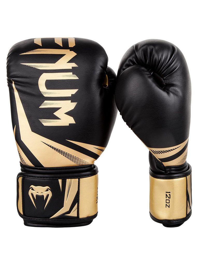 Venum Challenger 3.0 Boxing Gloves | Black-Gold Color Black/GoldWeight 10 Ounce
