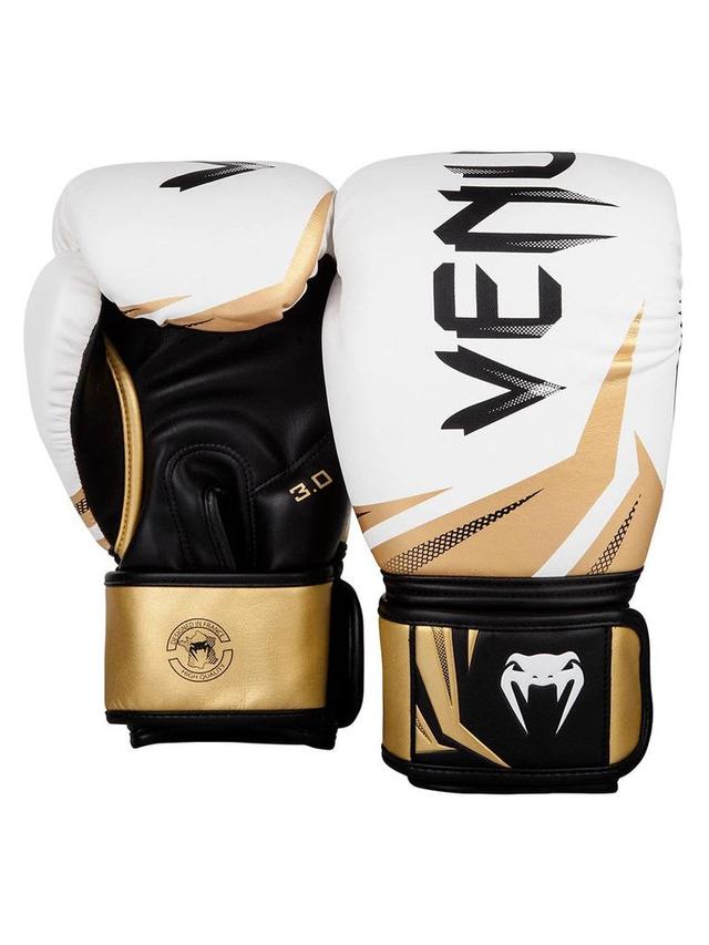 Venum Chalngr 3.0 Boxng Gloves | White-Black-Gold Color White/Black/GoldWeight 10 Ounce - SW1hZ2U6MTUyMzQyOQ==