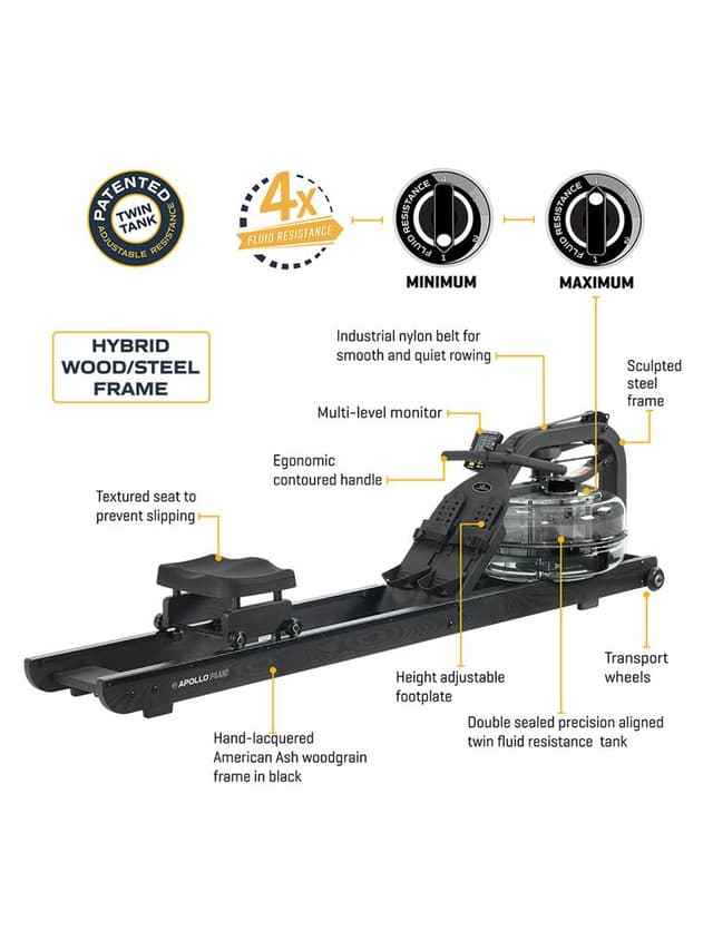 First Degree Fitness Viking 3 Plus Fluid Rower