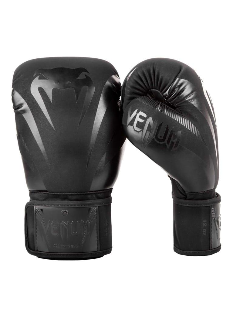 Venum Impact Boxing Gloves - Black Size 14oz