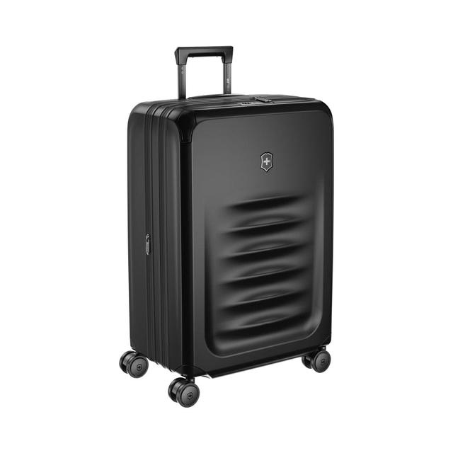 شنطة سفر كبيرة 81 لتر قابلة للتوسيع فيكتورنوكس سبيكترا أسود Victorinox Spectra Expandable Global Carry-On Hardside Cabin Luggage Trolley - SW1hZ2U6MTU2MDQ0Mw==