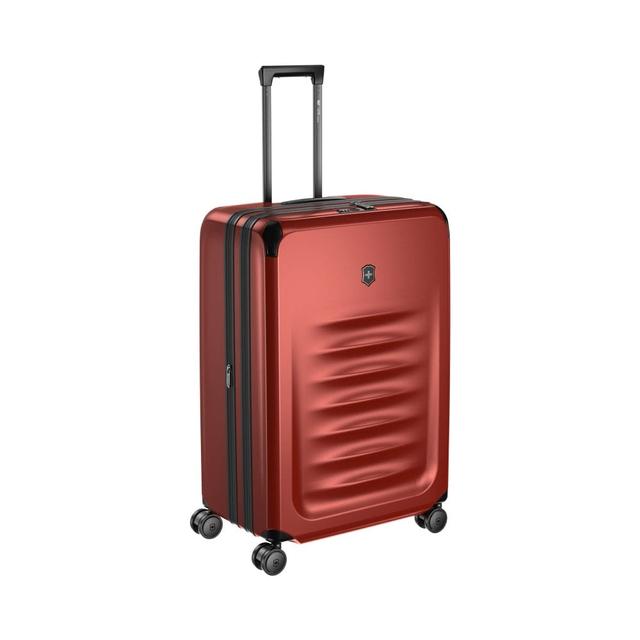 شنطة سفر كبيرة 103 لتر قابلة للتوسيع فيكتورنوكس سبيكترا أحمر Victorinox Spectra Expandable Global Carry-On Hardside Cabin Luggage Trolley - SW1hZ2U6MTU2MDMyNA==