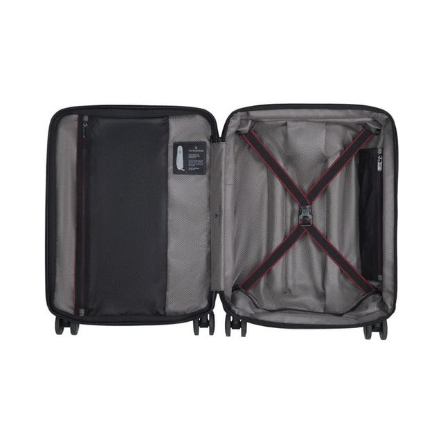 شنطة سفر صغيرة 47 لتر قابلة للتوسيع فيكتورنوكس سبيكترا أسود Victorinox Spectra Expandable Global Carry-On Hardside Cabin Luggage Trolley - SW1hZ2U6MTU2MDcyMw==