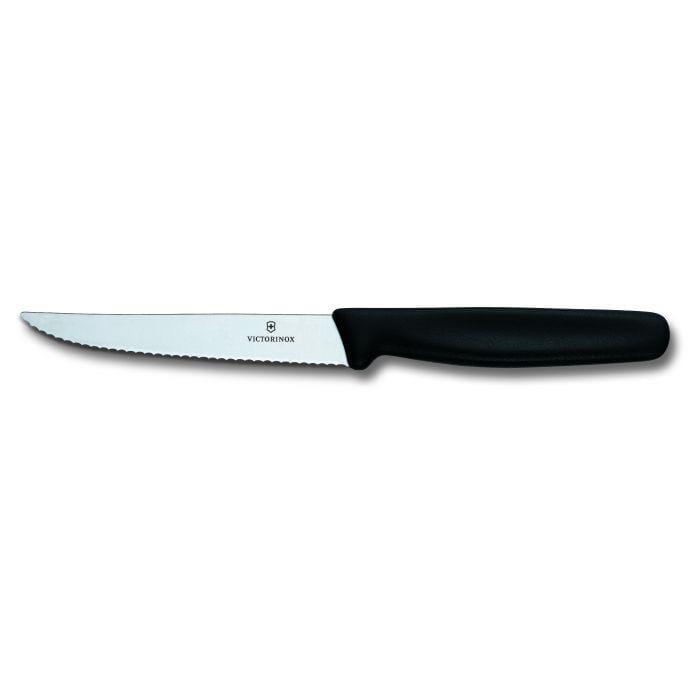 سكينة مطبخ 11 سم أسود فيكترونوكس Victorinox Swiss Classic Serrated Tip Steak Knife Blade 11cm