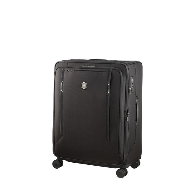 Victorinox Werks Traveler 6.0 Softside Expandable 71cm Check-In Trolley Black - 605411 - SW1hZ2U6MTU1NzE1NQ==