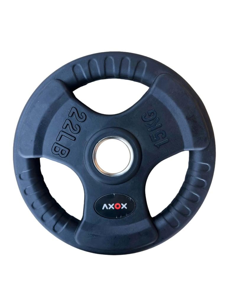 Axox Fitness Rubber Weight Plate Weight 15 Kg