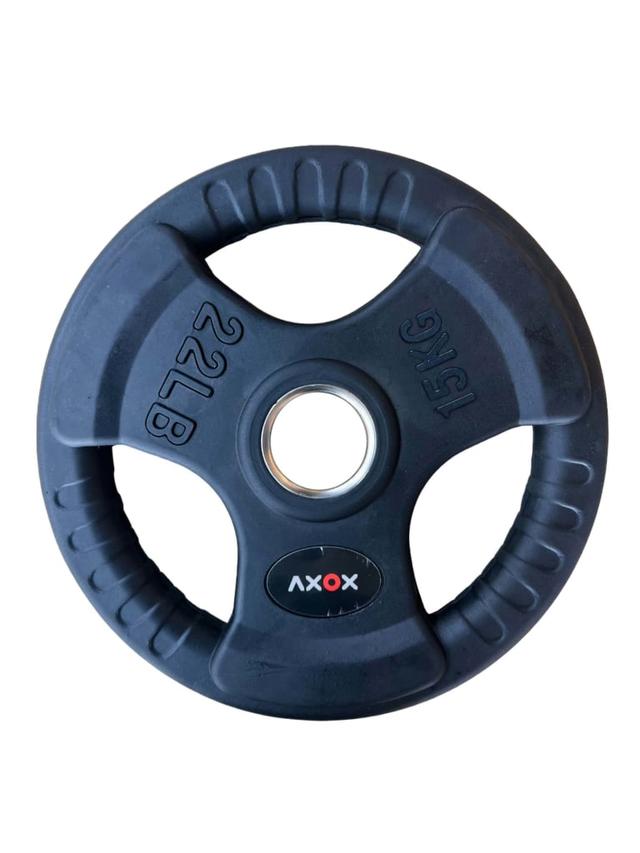 Axox Fitness Rubber Weight Plate Weight 15 Kg - SW1hZ2U6MTUzOTI3Mg==