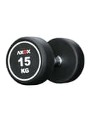 طقم دنابل بأوزان 2.5 حتى 25 كجم لون أسود من اكسوكس فيتنس Axox Fitness Round Dumbbell - SW1hZ2U6MTUwODk5MQ==