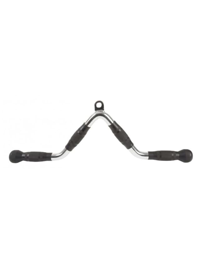  Axox Fitness Solid V-Type Bar with TPR Grips